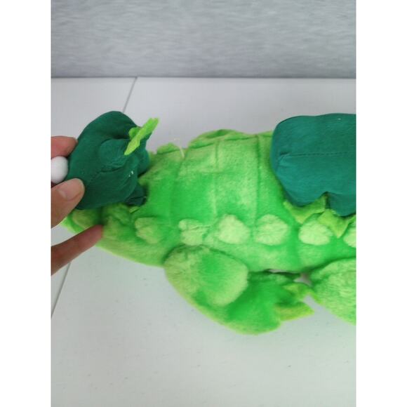 Crocodile with Frogs Plush Stuff Animal Alligator Green Toy Network 17 inch - Picture 7 of 11